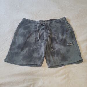 Vissla Sweat Shorts Mens XL Tie-Dye Gray Knit Active Stretch Casual Lounge